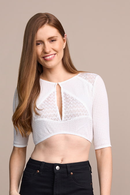 Dirndlbluse Cata
