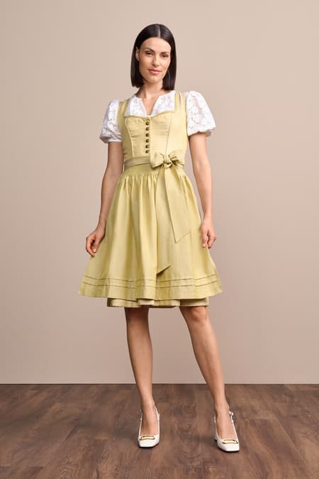 Dirndl Dana 60 cm in yellow in Julia Trentini Online Shop