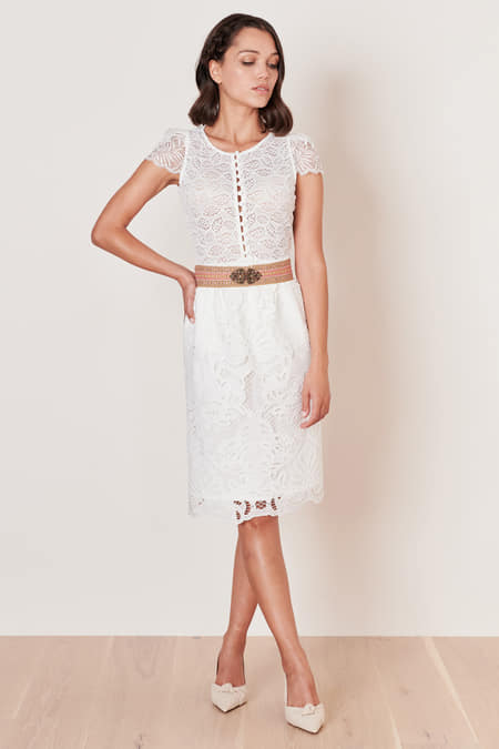 Skirt Odila with belt