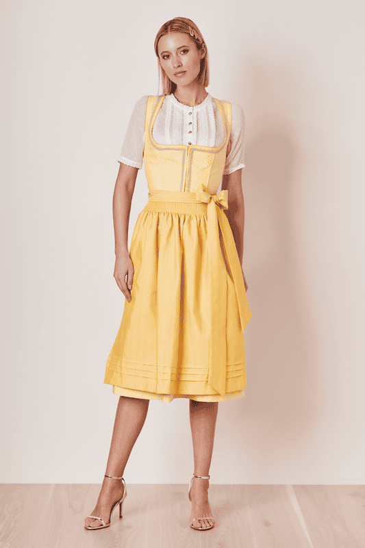 Yellow dirndl sales