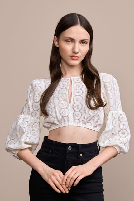Dirndlbluse Lori